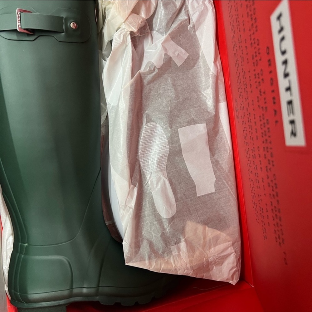 Authentic Green tall hunter boots